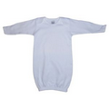 White Interlock Infant Gown